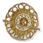Broche d'occasion or 750 jaune - vue 2