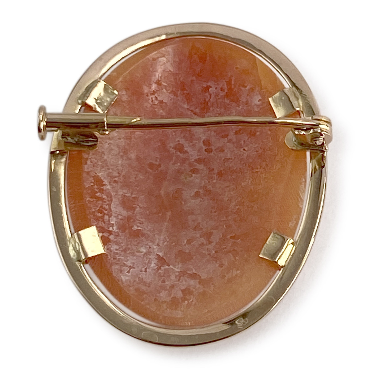 Broche d'occasion or 750 jaune camée - vue 2