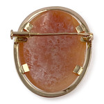 Broche d'occasion or 750 jaune camée - vue 2