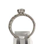 Bague d'occasion or 750 blanc diamants - vue 3
