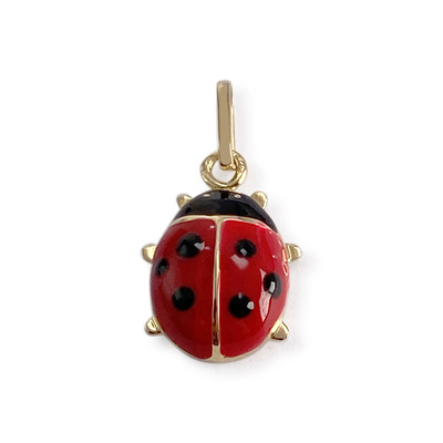 Pendentif d'occasion or 750 jaune coccinelle - vue 1