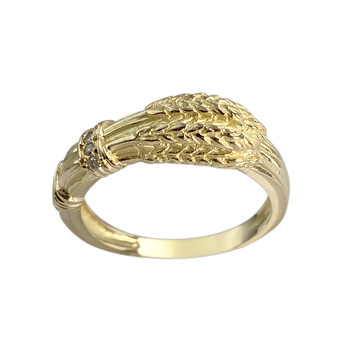 Bague d'occasion or 750 jaune diamants