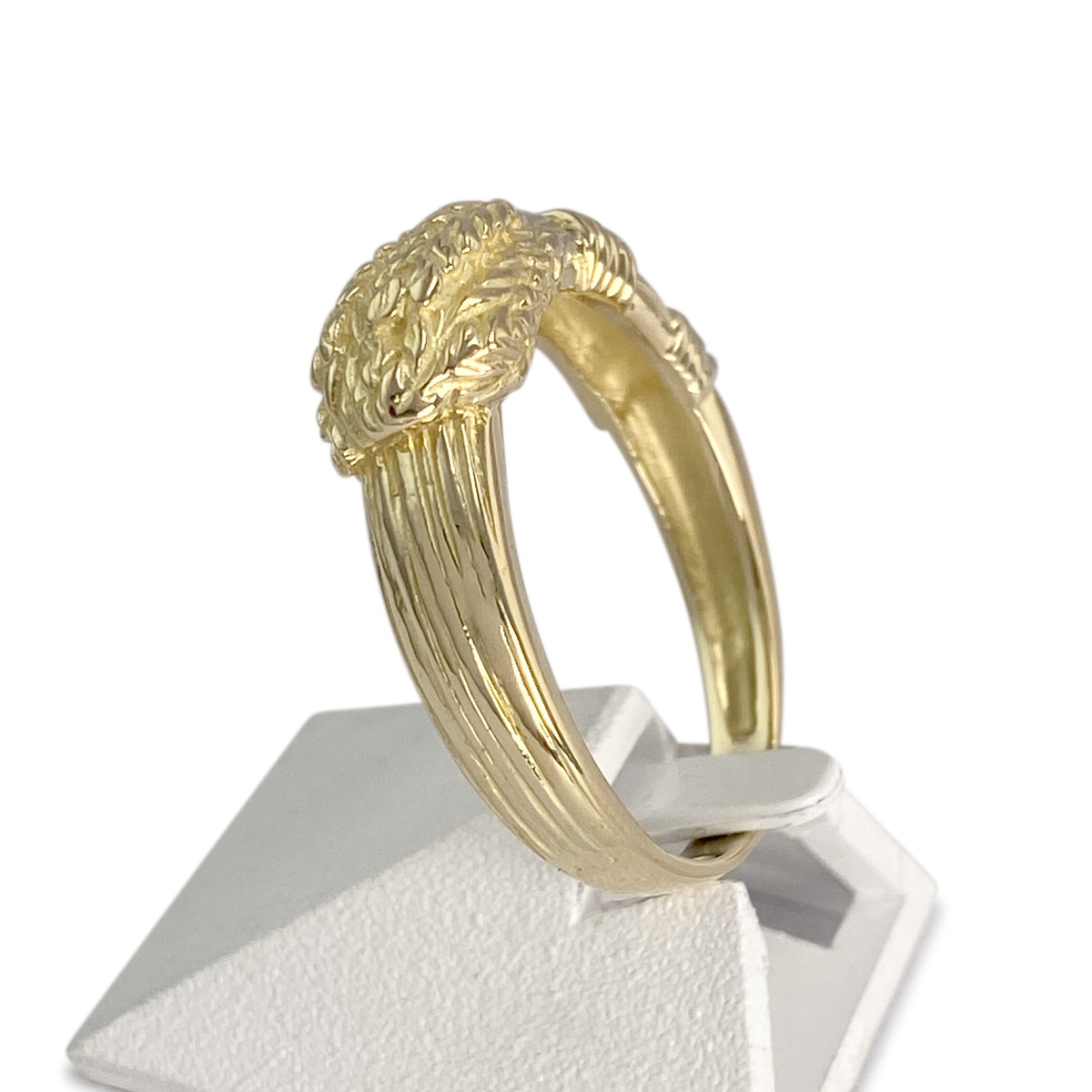 Bague d'occasion or 750 jaune diamants - vue 2