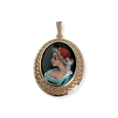 Pendentif d'occasion or 750 jaune