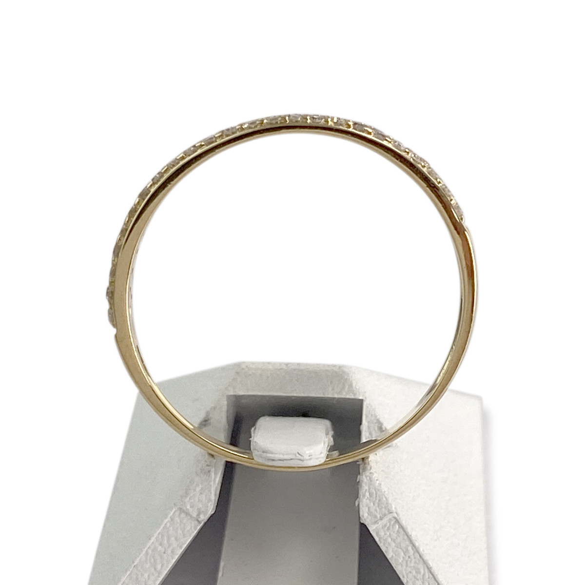 Bague d'occasion or 750 jaune diamants - vue 3