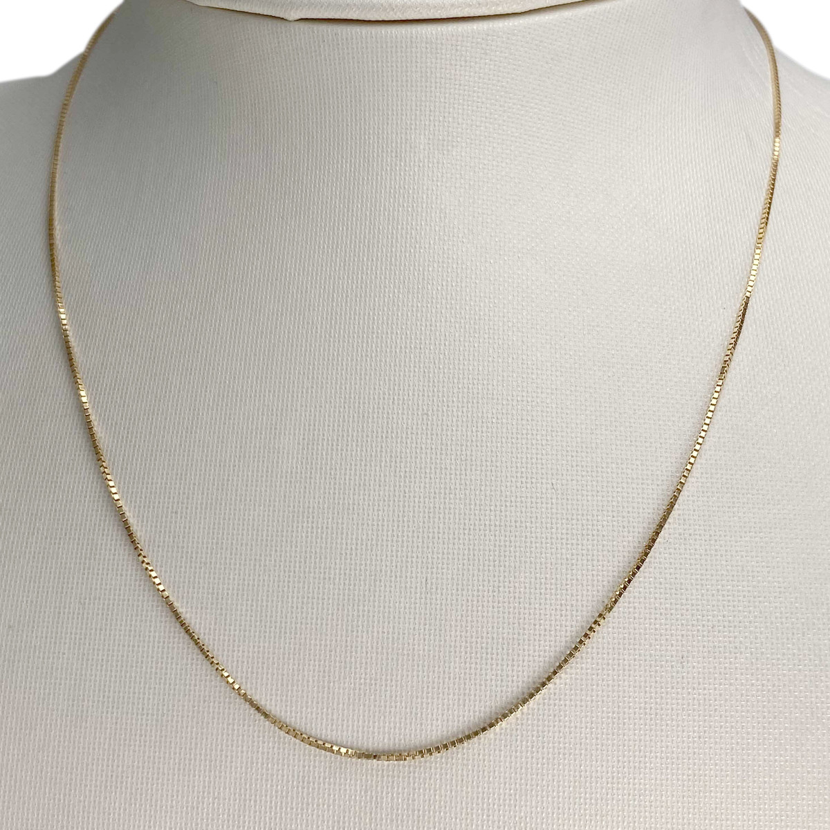 Chaîne d'occasion or 750 jaune maille venitienne 42 cm - vue 2