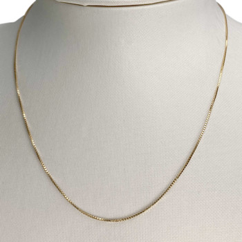 Chaîne d'occasion or 750 jaune maille venitienne 42 cm