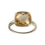 Bague d'occasion or 750 jaune citrine - vue 1