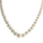 Collier d'occasion or 750 jaune perle de culture du japon - vue 1