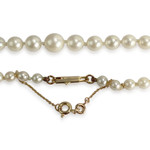 Collier d'occasion or 750 jaune perle de culture du japon - vue 3