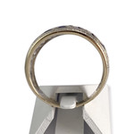 Bague d'occasion or 375  et rhodiée diamants saphirs - vue 3