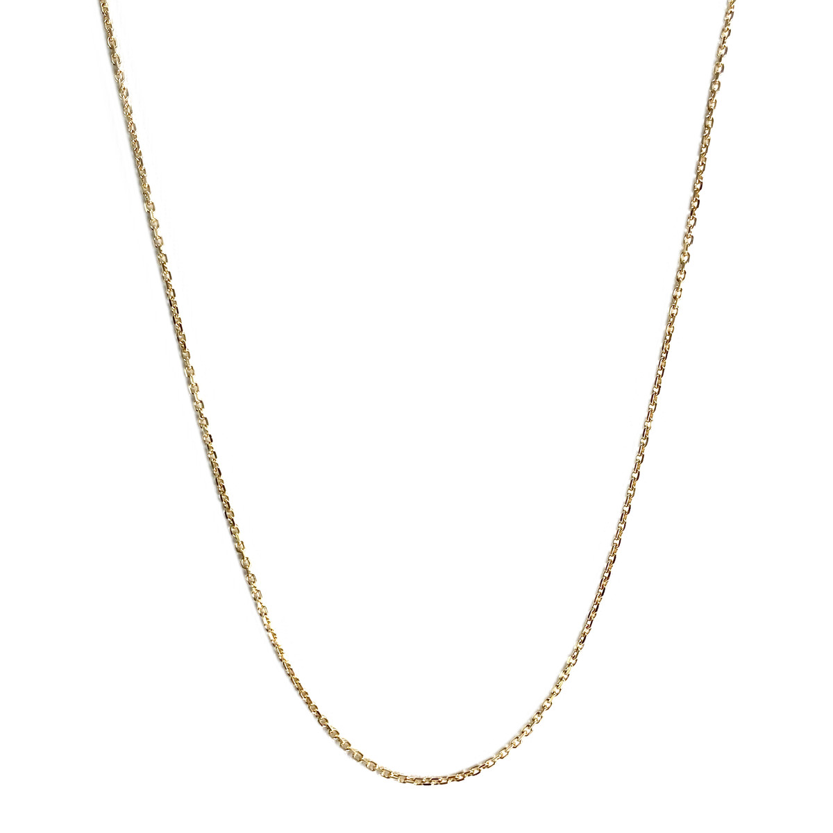 Chaîne d'occasion or 750 jaune maille forcat