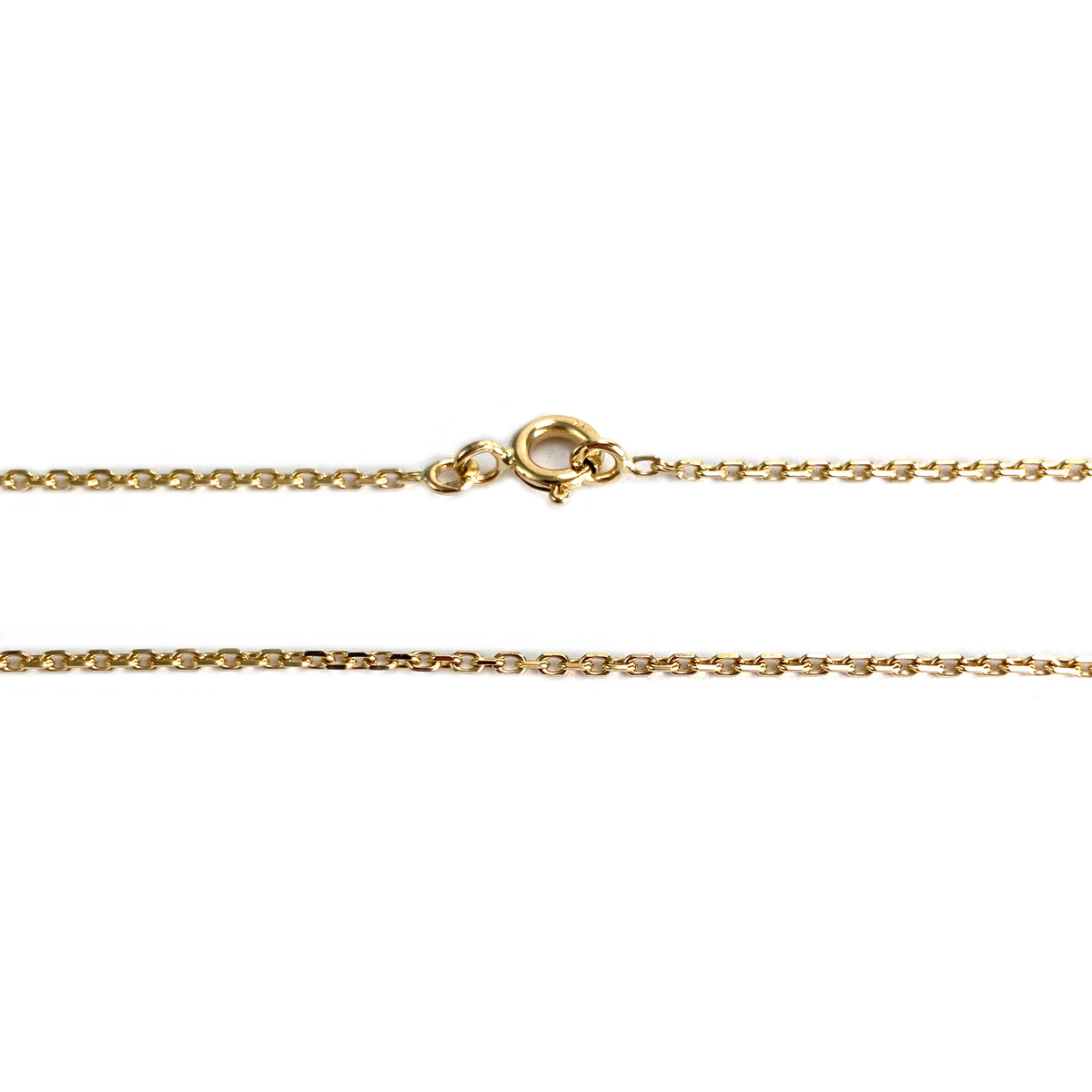 Chaîne d'occasion or 750 jaune maille forcat - vue 3