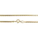 Collier d'occasion en or jaune 750, maille fantaisie, rubis, 42 cm - vue 3