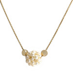 Collier d'occasion or 750 jaune perle de culture - vue 1