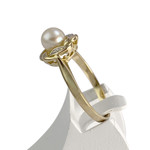 Bague d'occasion  or 2 tons 750 perle de culture - vue 2