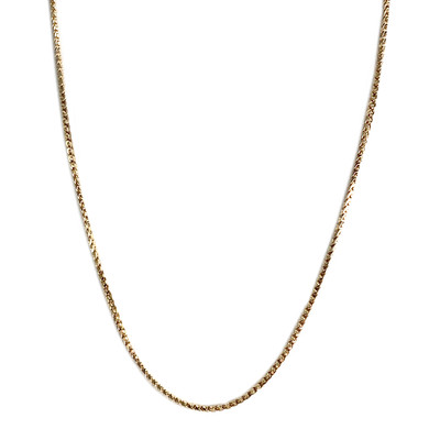 Collier d'occasion or 750 jaune maille fantaisie