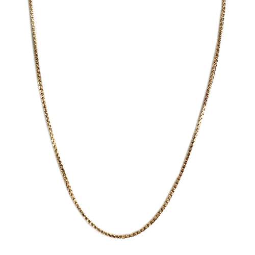 Collier d'occasion or 750 jaune maille fantaisie