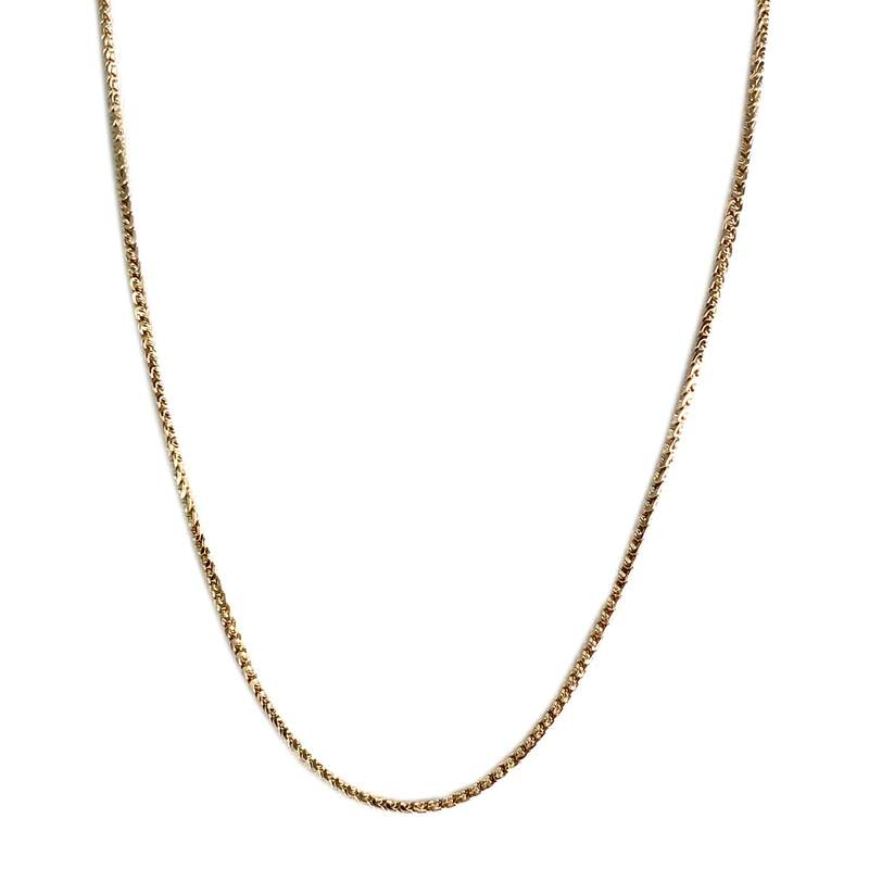 Pre-owned 14K yellow gold necklace with decorative links - view 1
