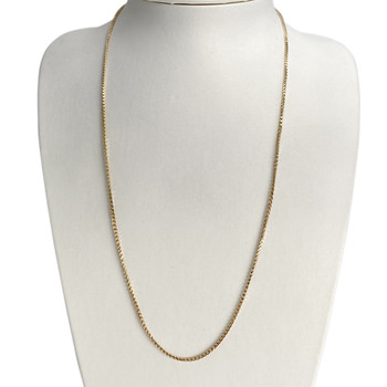 Collier d'occasion or 750 jaune maille fantaisie