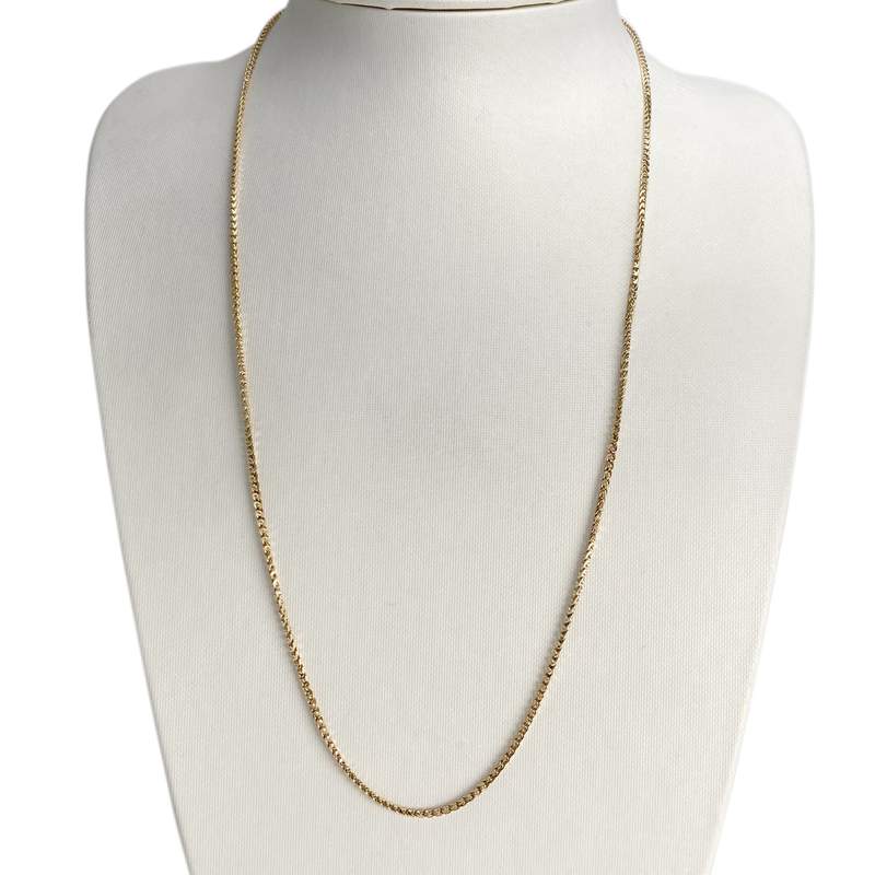 Secondhand necklace in 750 yellow gold - view 2