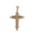 Croix d'occasion or 750 jaune - vue 1