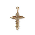 Croix d'occasion or 750 jaune - vue 2