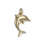 Pendentif d'occasion or 750 jaune dauphin - vue 2