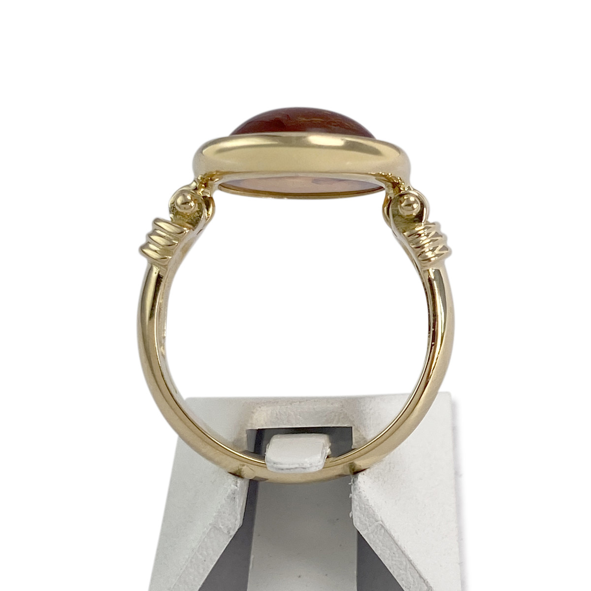 Bague d'occasion or 750 jaune ambre - vue 3