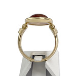 Bague d'occasion or 750 jaune ambre - vue 3