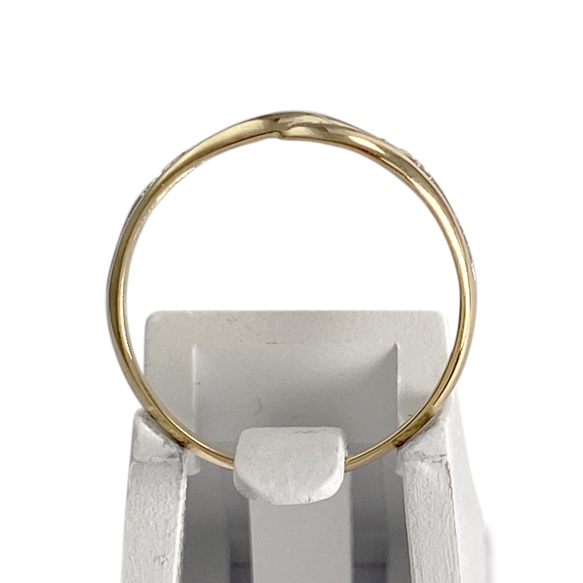 Bague d'occasion  or 2 tons 750 diamants - vue 3