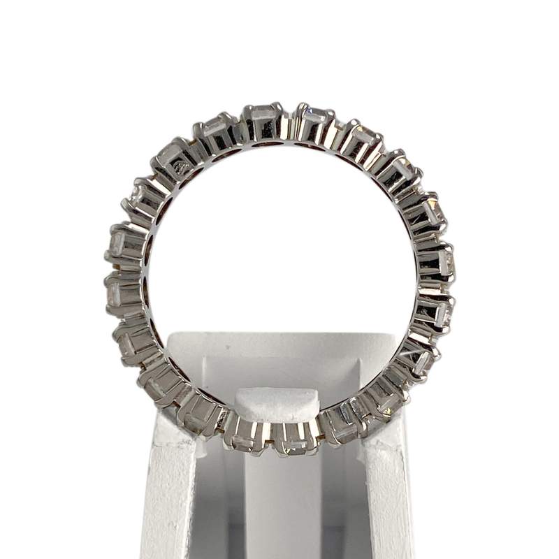 Bague d'occasion or 750 blanczirconias - vue 3