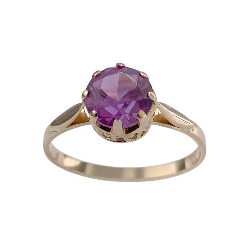 Bague d'occasion or 585 rose - vue 1