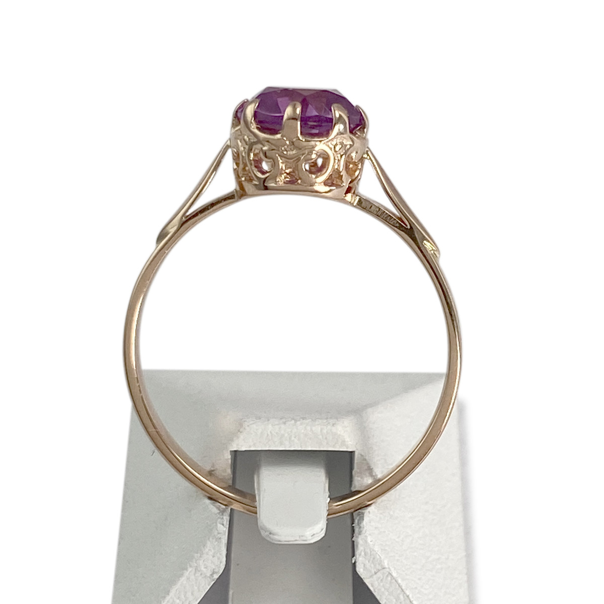 Bague d'occasion or 585 rose - vue 3