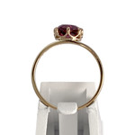 Bague d'occasion or 750 rose grenat - vue 3