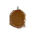 Pendentif d'occasion argent jaune camee - vue 2