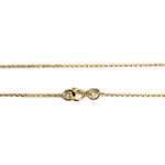 Collier d'occasion or 750 jaune diamant saphir - vue 3