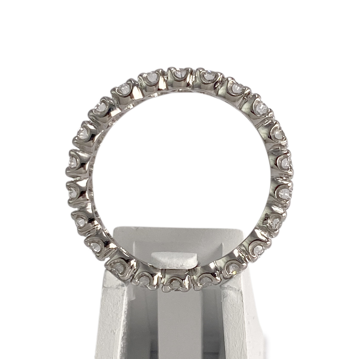 Bague d'occasion platine gris diamant - vue 3