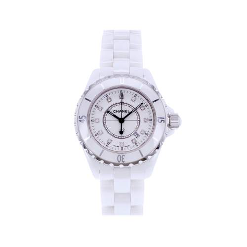 CHANEL J12 dameshorloge quartz keramische armband met secondewijzer
