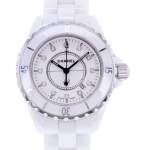 Montre d'occasion CHANEL J12 femme quartz bracelet céramique - vue D1