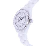 Montre d'occasion CHANEL J12 femme quartz bracelet céramique - vue D2
