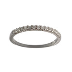 Bague d'occasion or 750 blanc diamants - vue 1