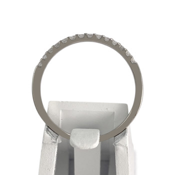 Bague d'occasion or 750 blanc diamants