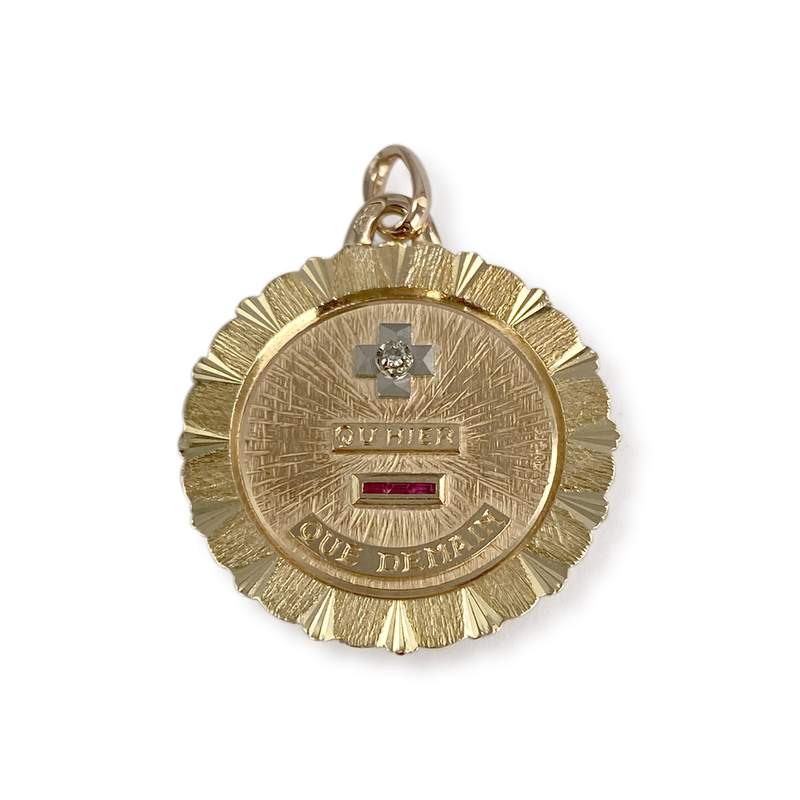 Pendentif d'occasion or 750 jaune - vue 1