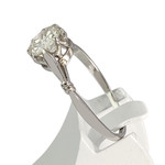 Solitaire d'occasion platine gris diamant - vue 2