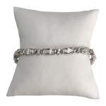 Bracelet d'occasion or 750 blanc diamants - vue 1