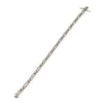 Bracelet d'occasion or 750 blanc diamants - vue 2