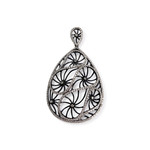 Pendentif d'occasion  or 750 2 tons diamants - vue 1