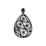 Pendentif d'occasion  or 750 2 tons diamants - vue 2