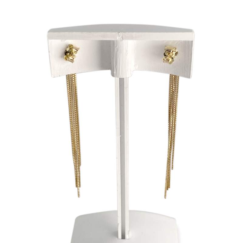 Boucles d'oreilles d'occasion or 750 jaune - vue 3